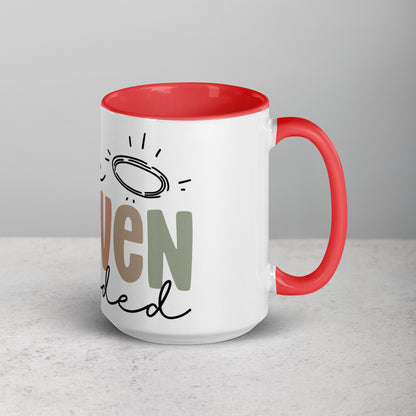 Make Heaven Crowded Mug with Color Inside (Multiple Sizes Available)