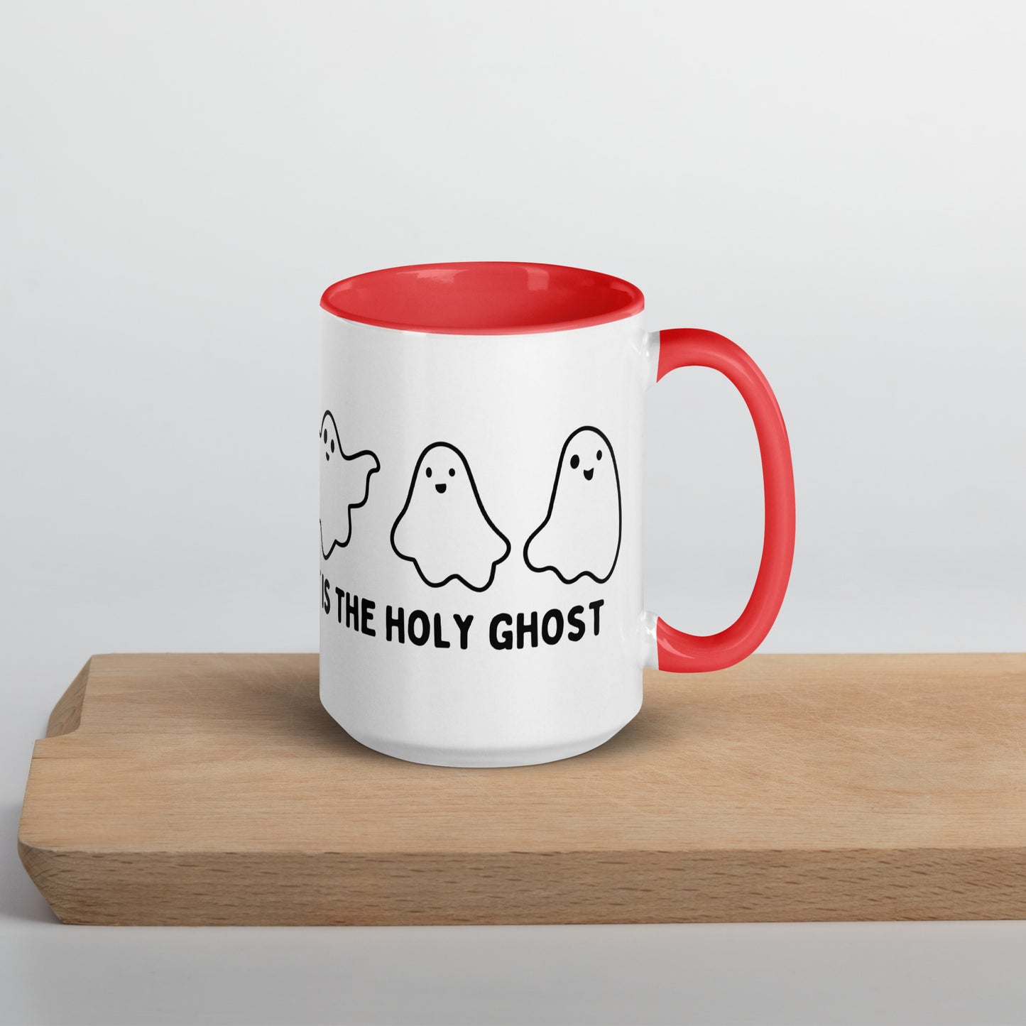 My Favorite Ghost is the Holy Ghost Mug with Color Inside