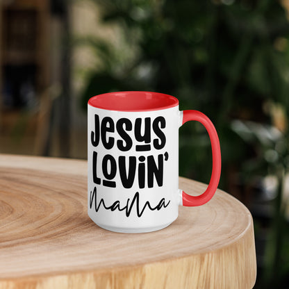 Jesus Lovin Mama Mug with Color Inside