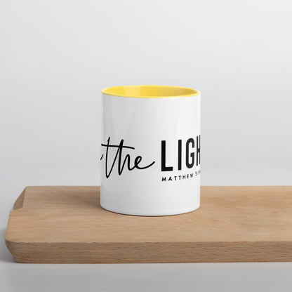 Be the Light Matthew 5:14 Contrast Color Mug (Many Colors Available)