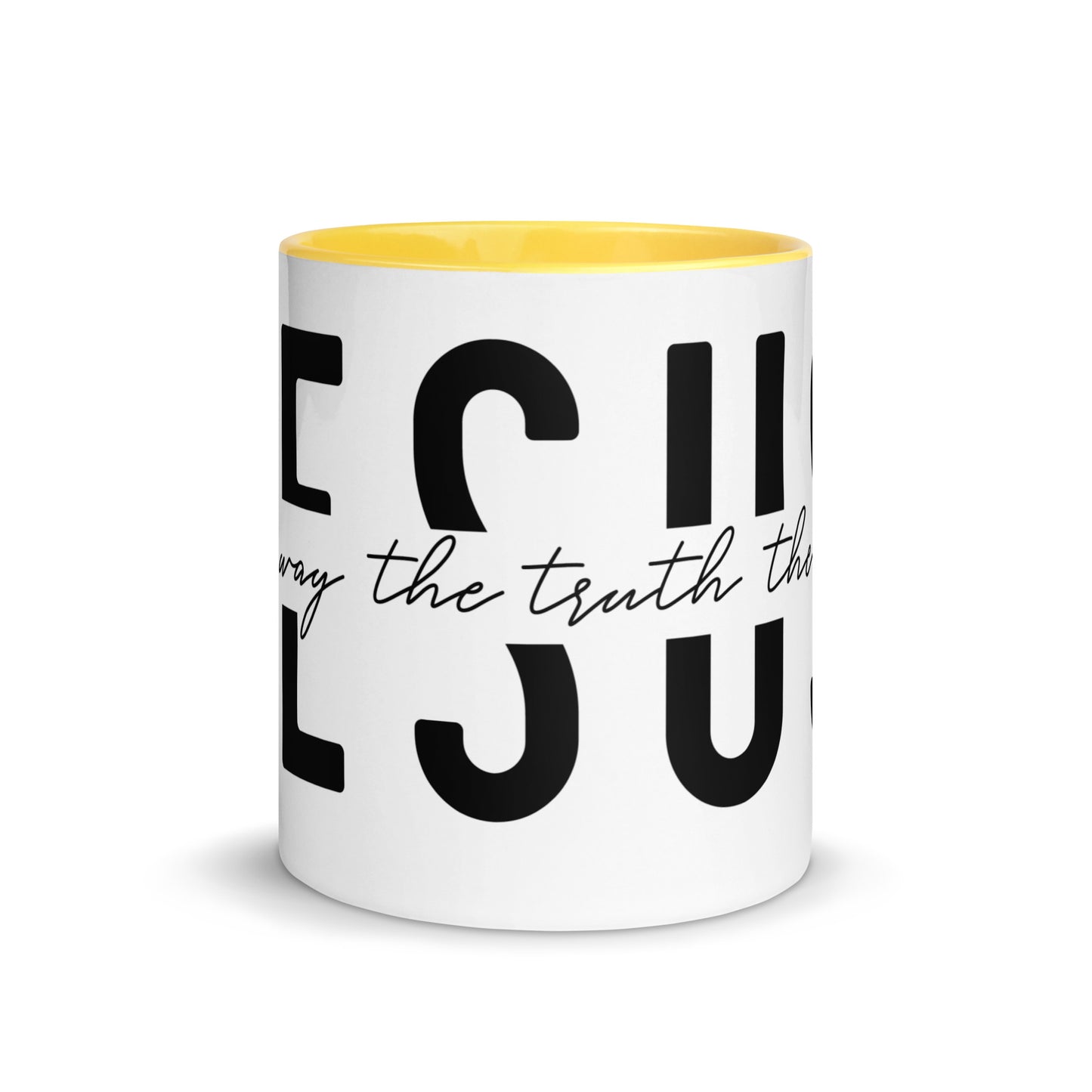 Jesus the Way the Truth the Life Mug with Color Inside