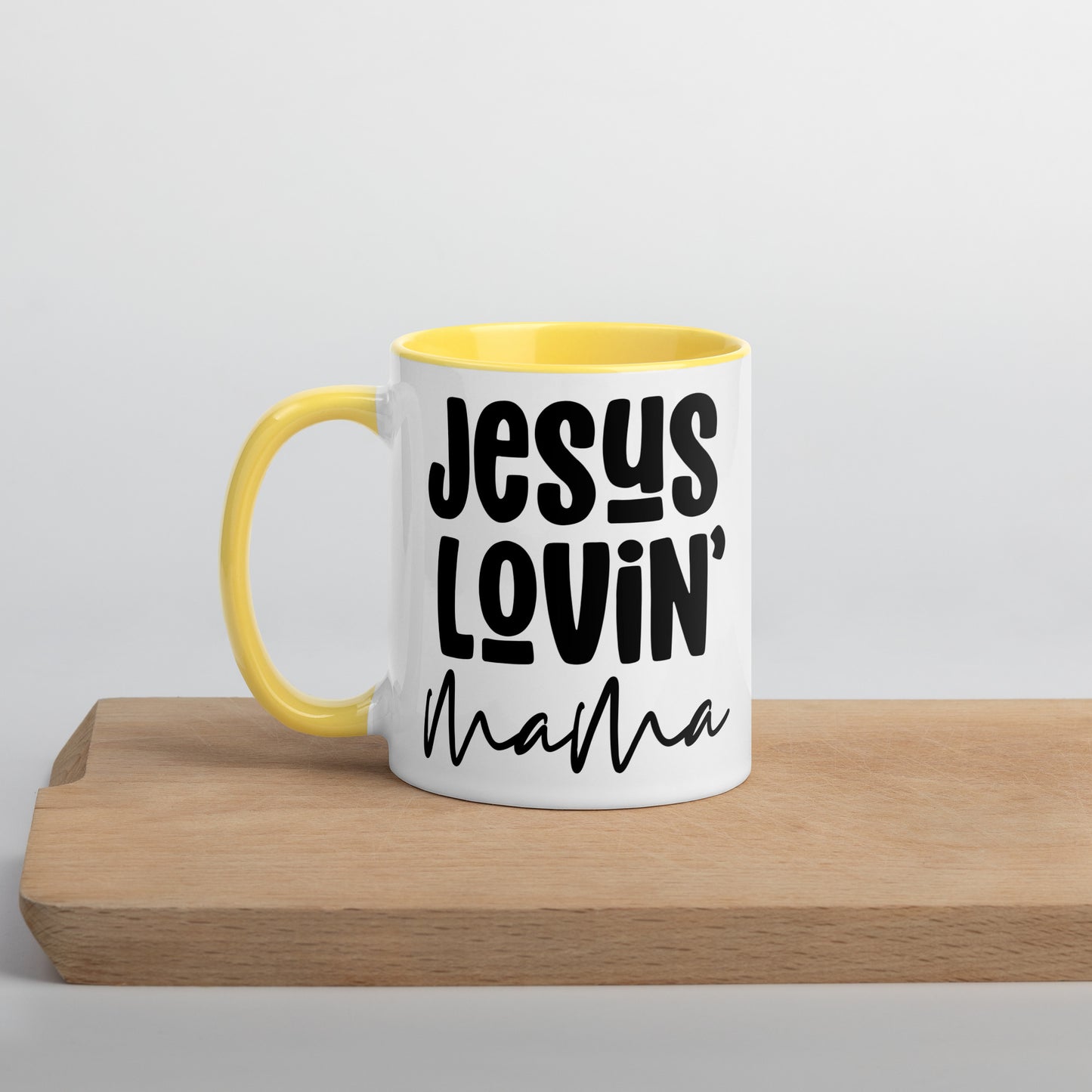 Jesus Lovin' Mama Mug with Color Inside (Multiple Sizes Available)