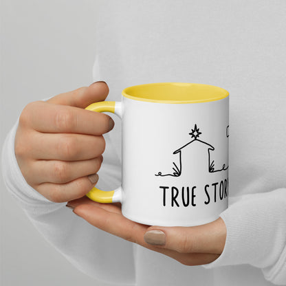 This is a True Story Mug with Color Inside