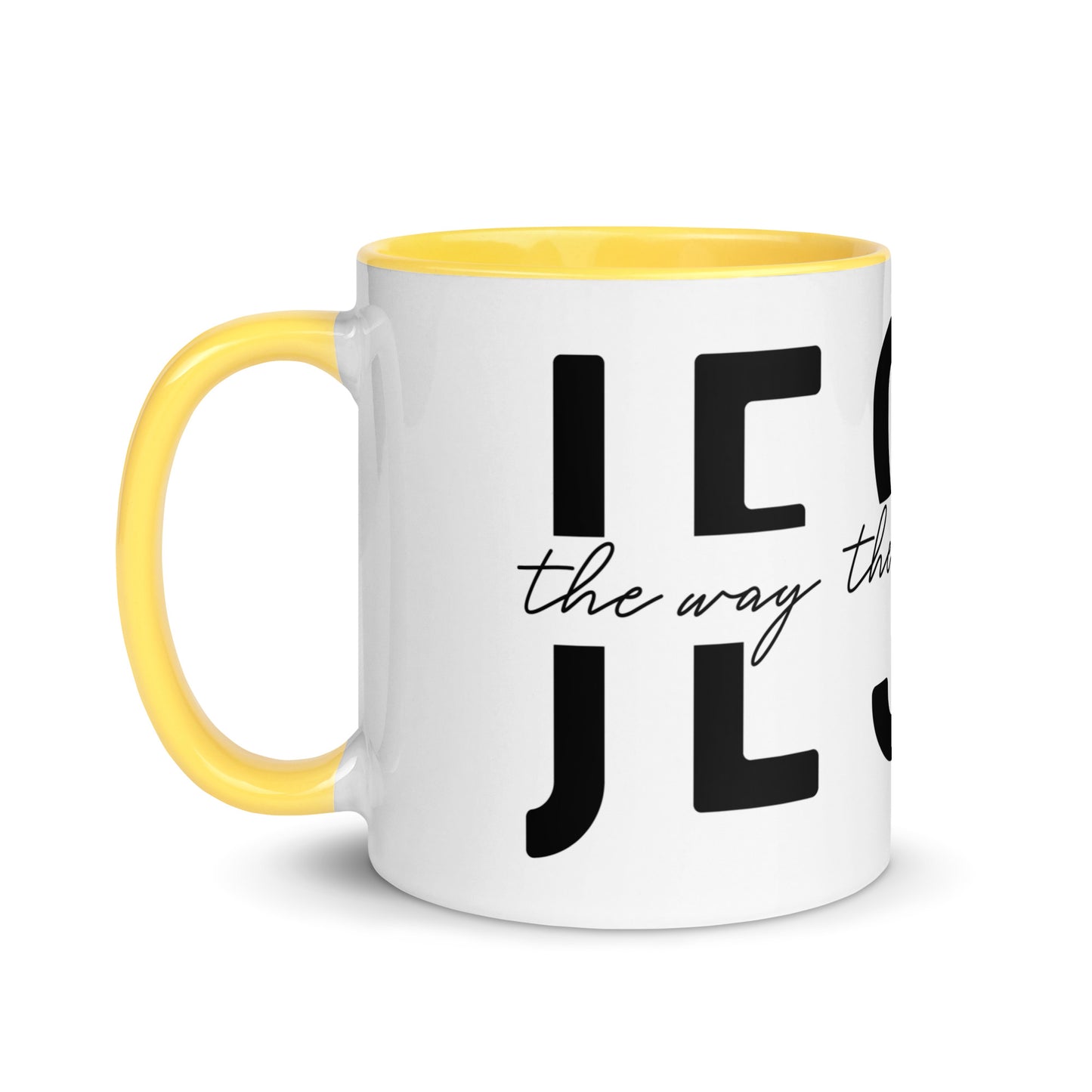 Jesus the Way the Truth the Life Mug with Color Inside