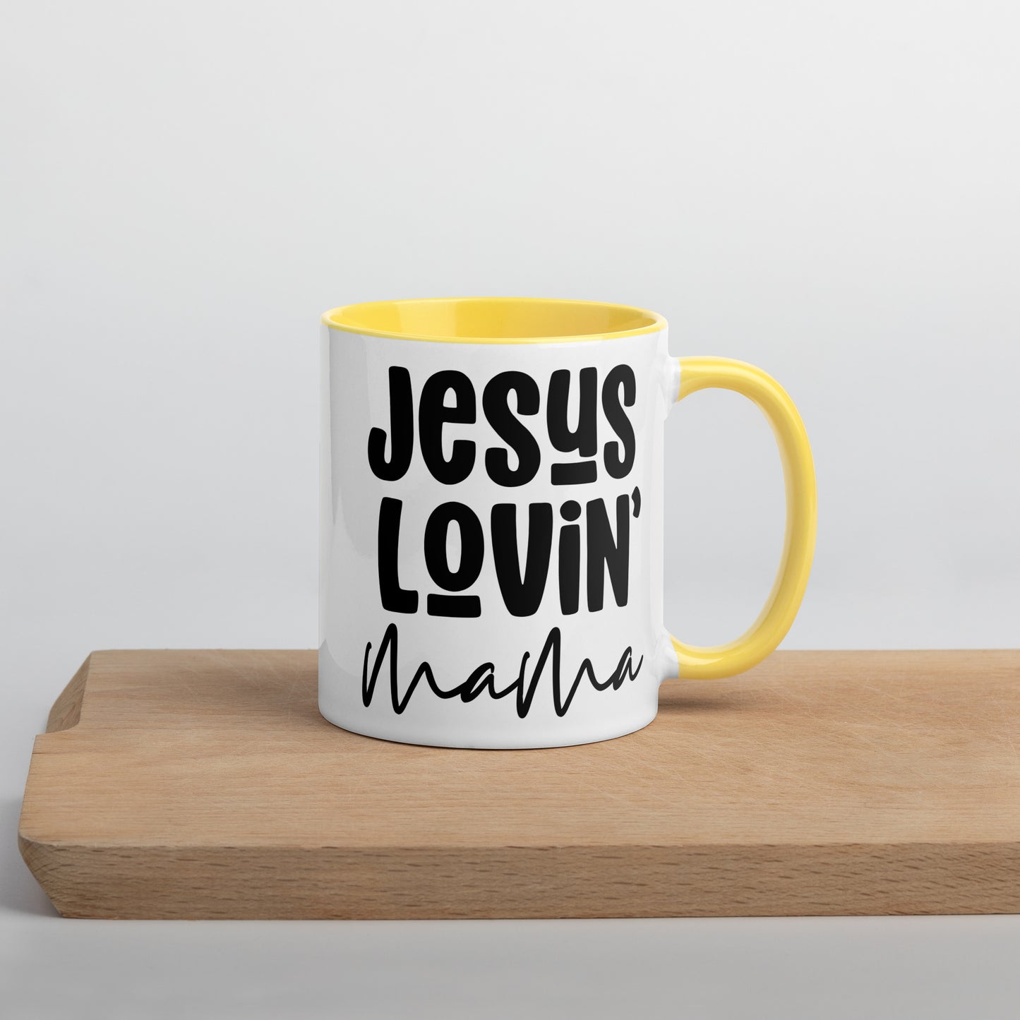 Jesus Lovin' Mama Mug with Color Inside (Multiple Sizes Available)