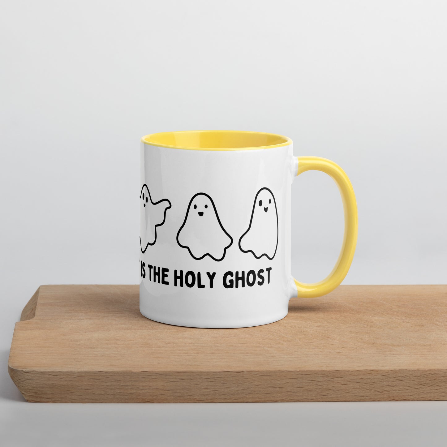 My Favorite Ghost is the Holy Ghost Mug with Color Inside