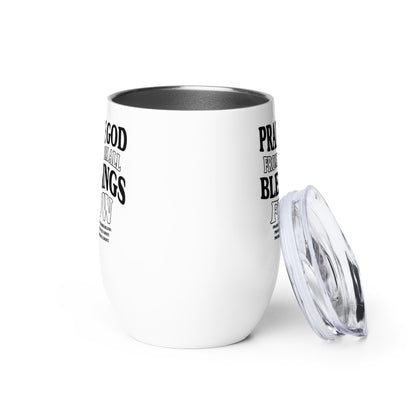 Praise God from Whom All Blessings Flow Wine Tumbler