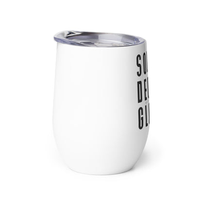 Soli Deo Gloria Wine tumbler