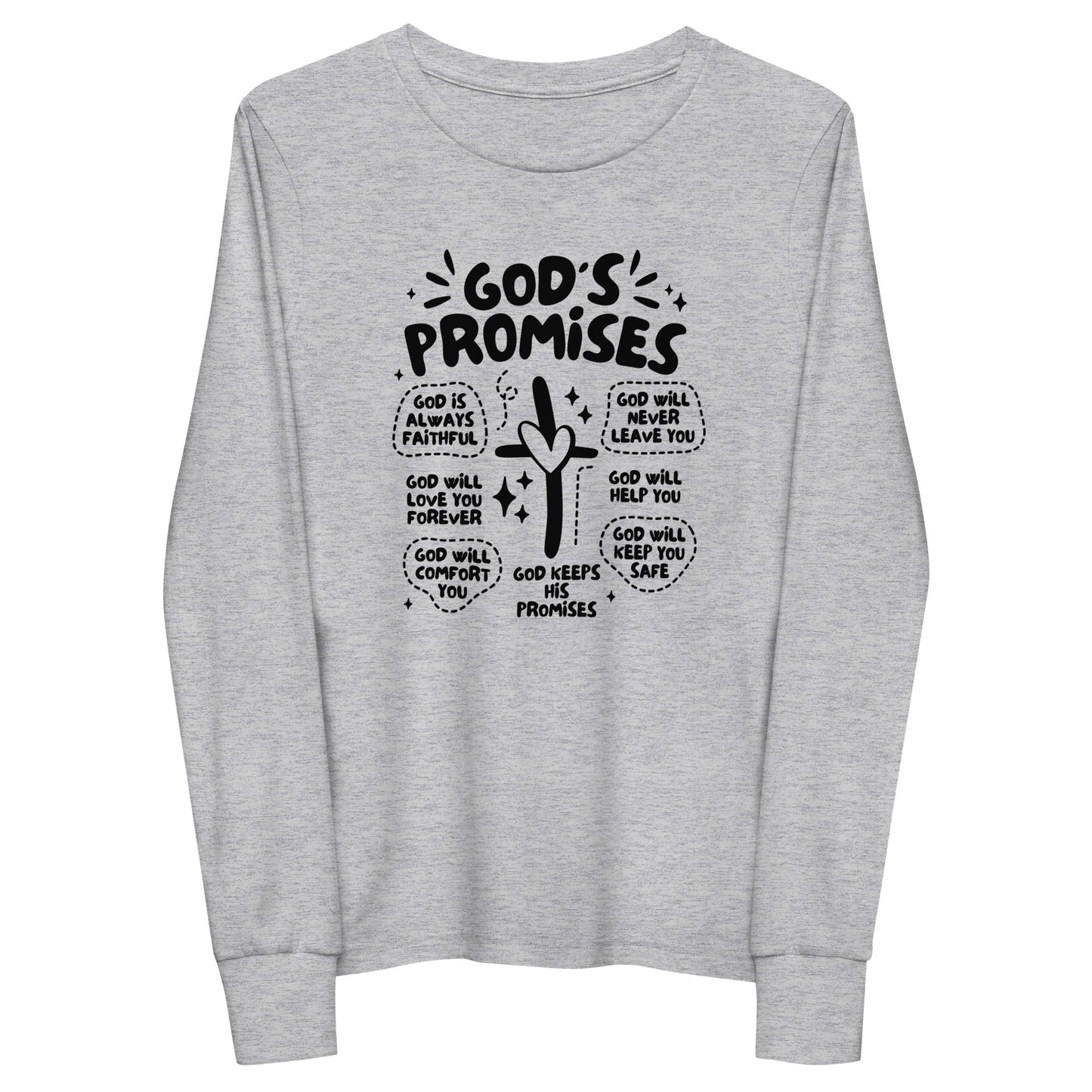 God's Promises Youth Long Sleeve Tee