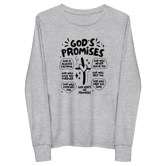 God's Promises Youth Long Sleeve Tee