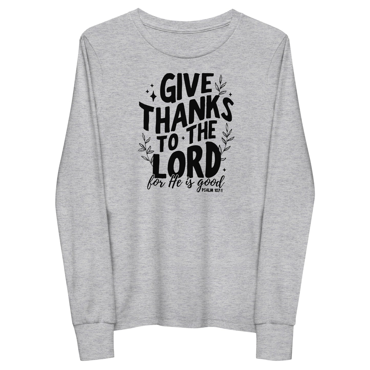 Give Thanks to the Lord Youth Long Sleeve Tee