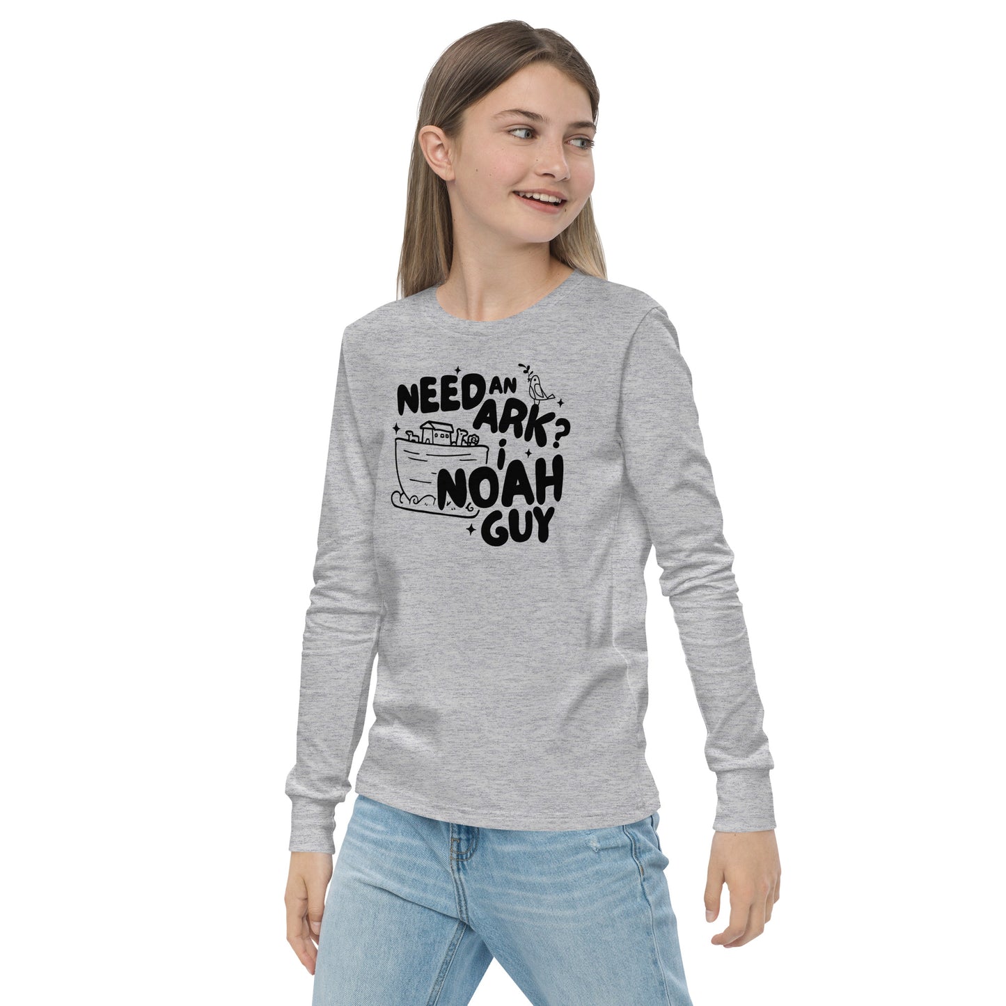 Need an Ark? I Noah Guy Youth Long Sleeve Tee