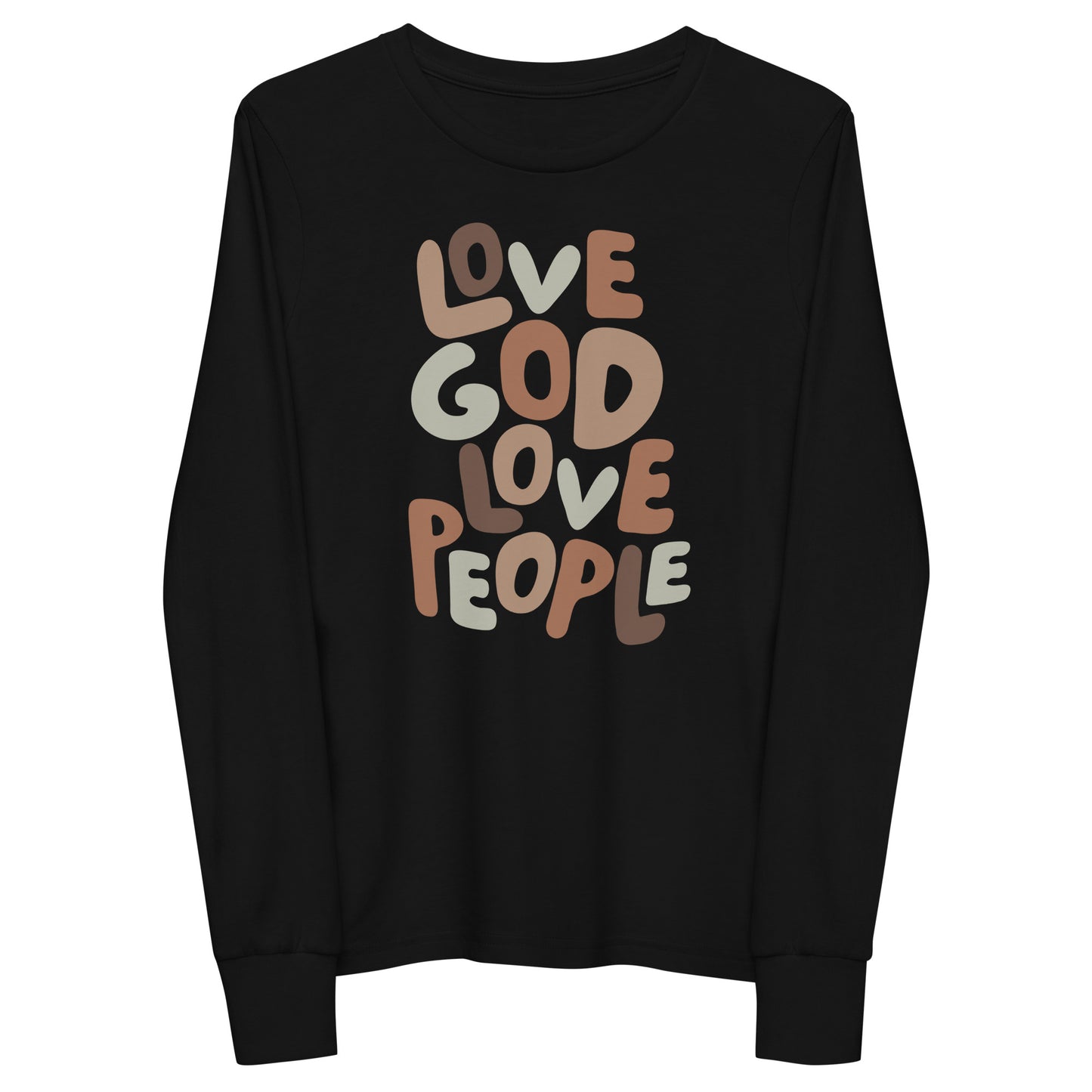 Love God Love People Youth Long Sleeve Tee