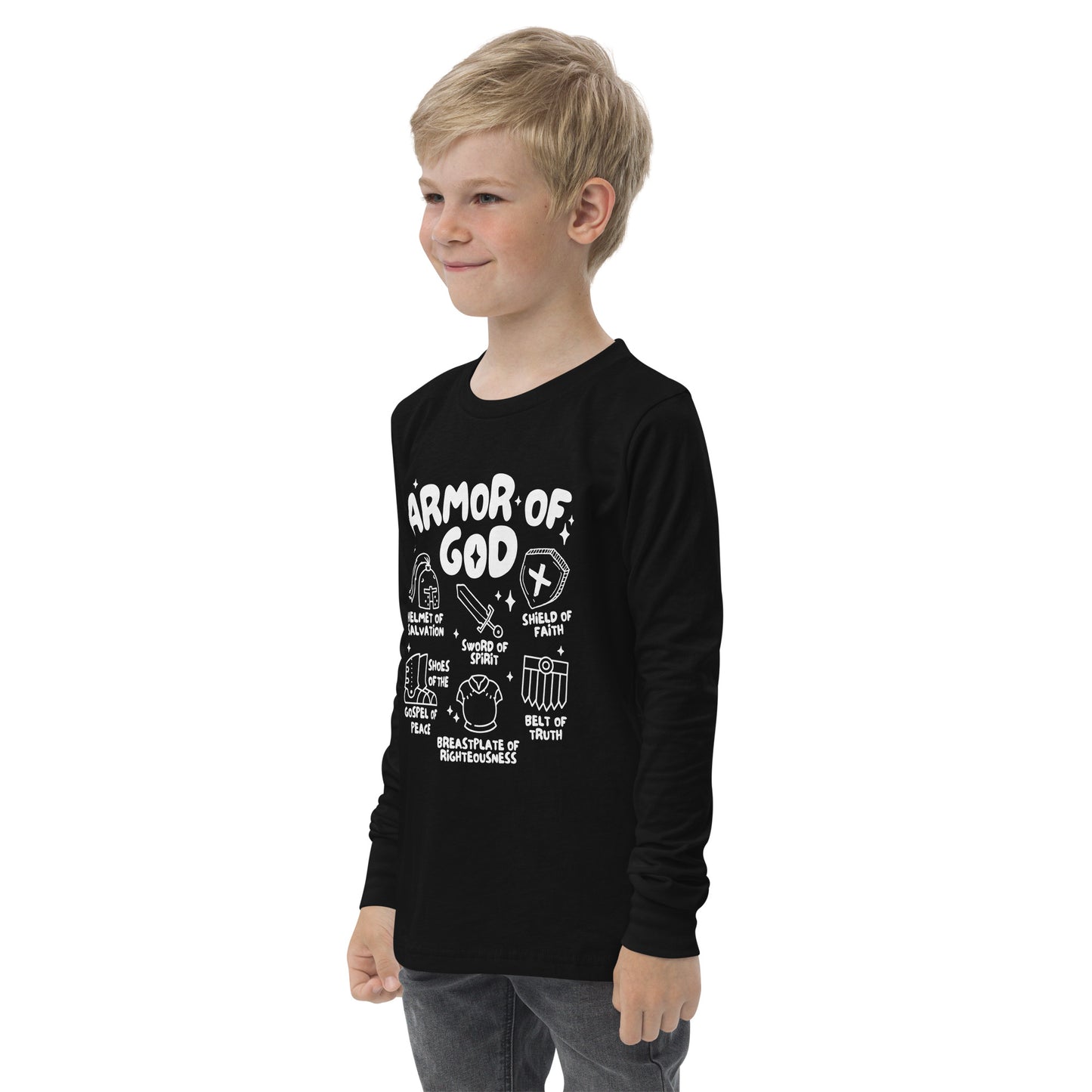 Armor of God (W) Youth Long Sleeve Tee