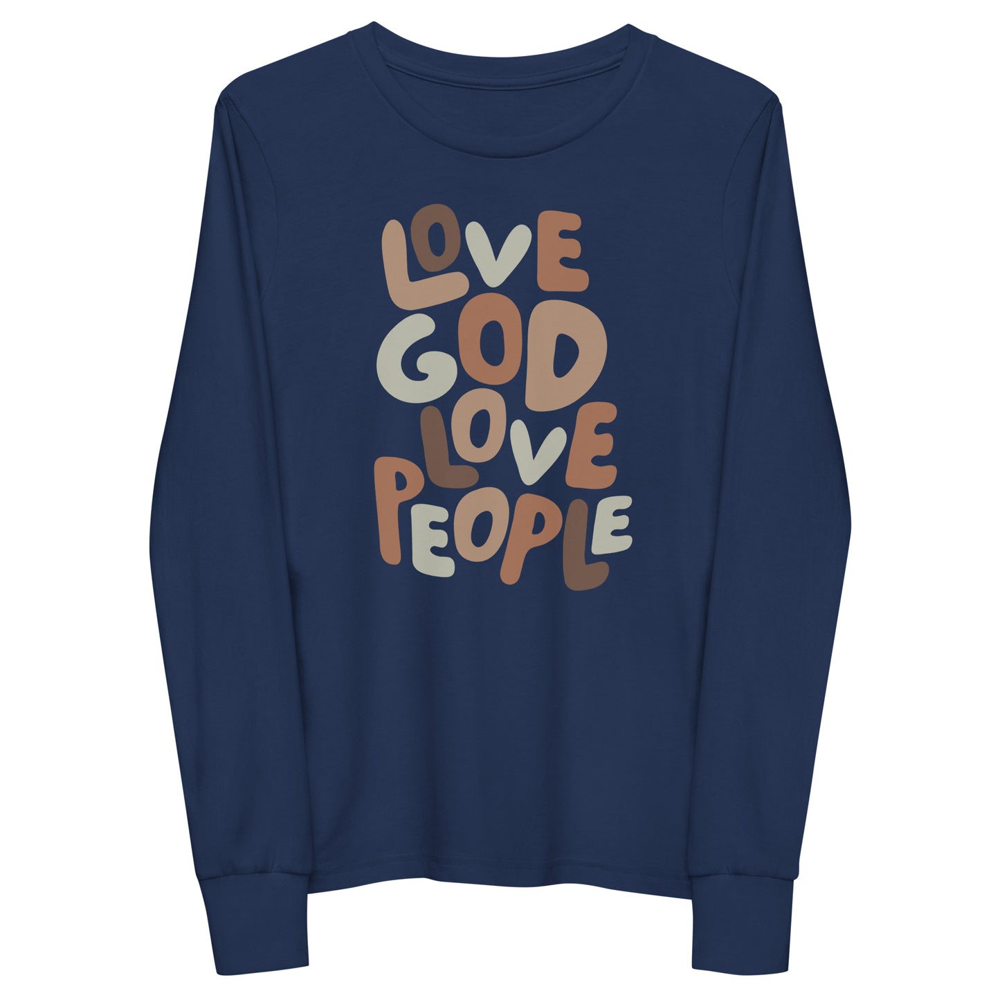 Love God Love People Youth Long Sleeve Tee