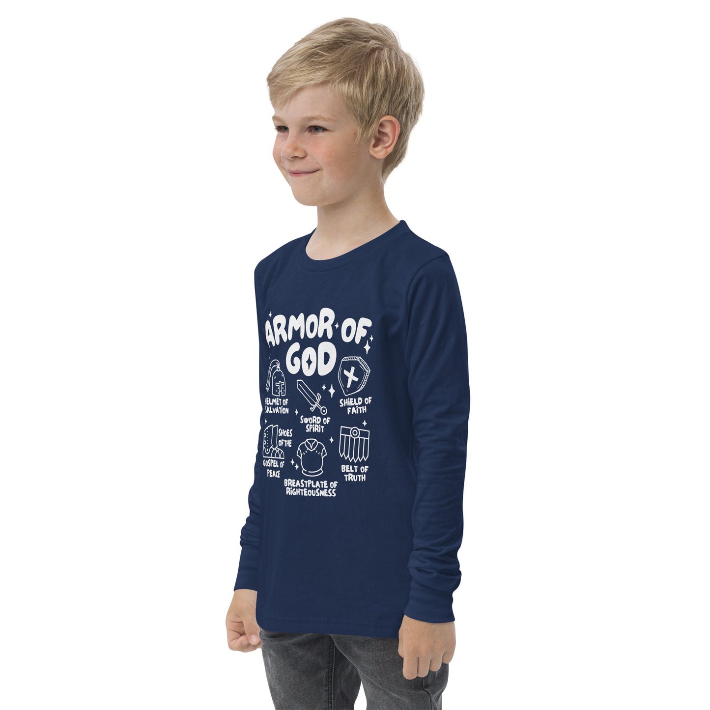 Armor of God (W) Youth Long Sleeve Tee