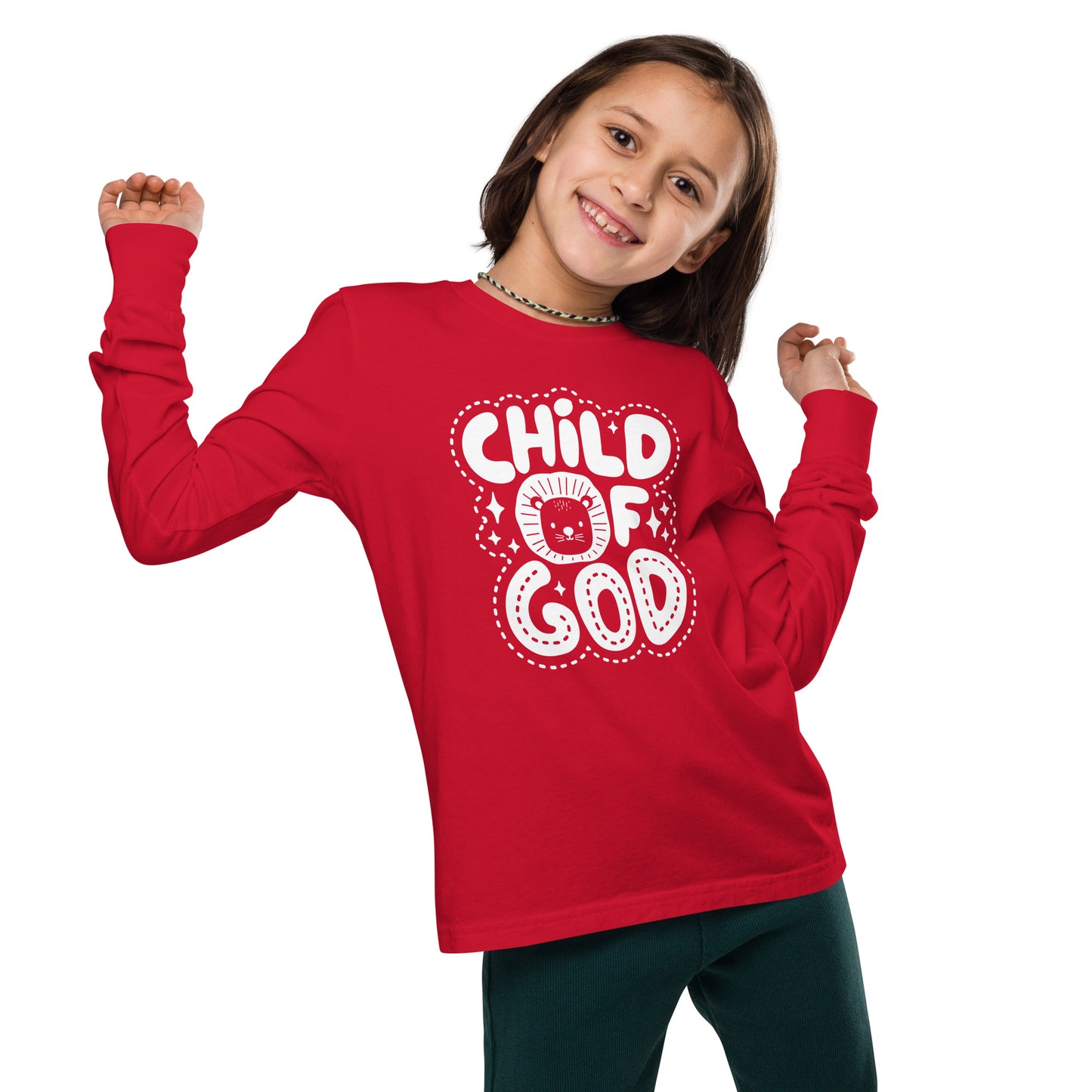 Child of God (W) Youth Long Sleeve Tee