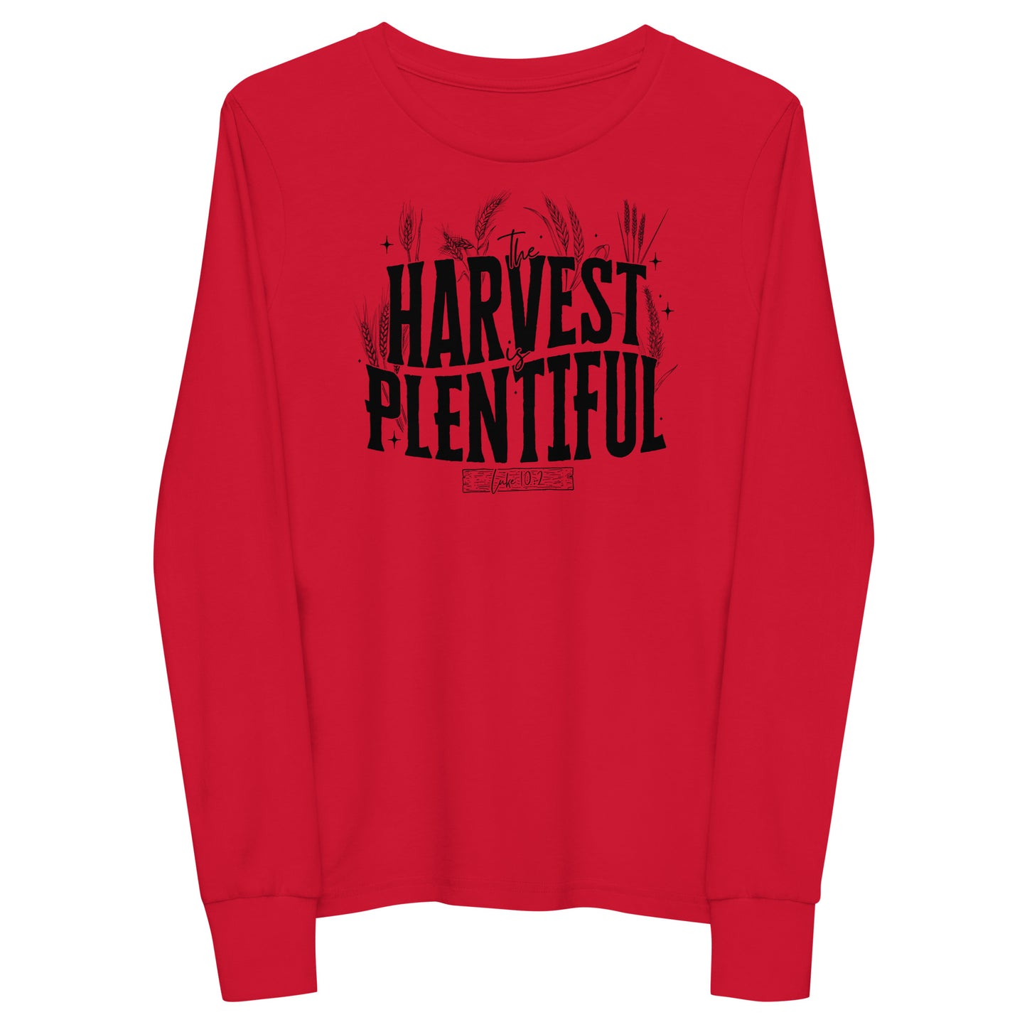 The Harvest is Plentiful Youth Long Sleeve Tee