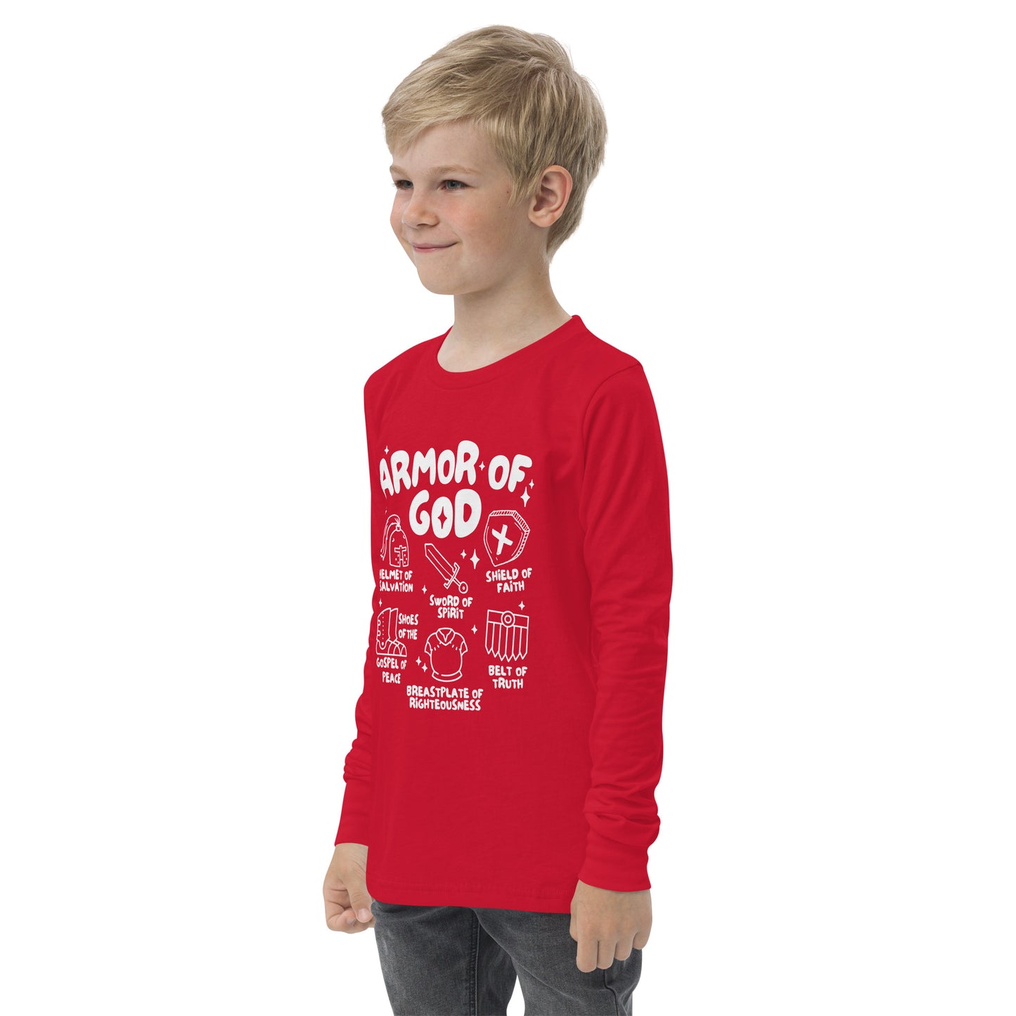 Armor of God (W) Youth Long Sleeve Tee