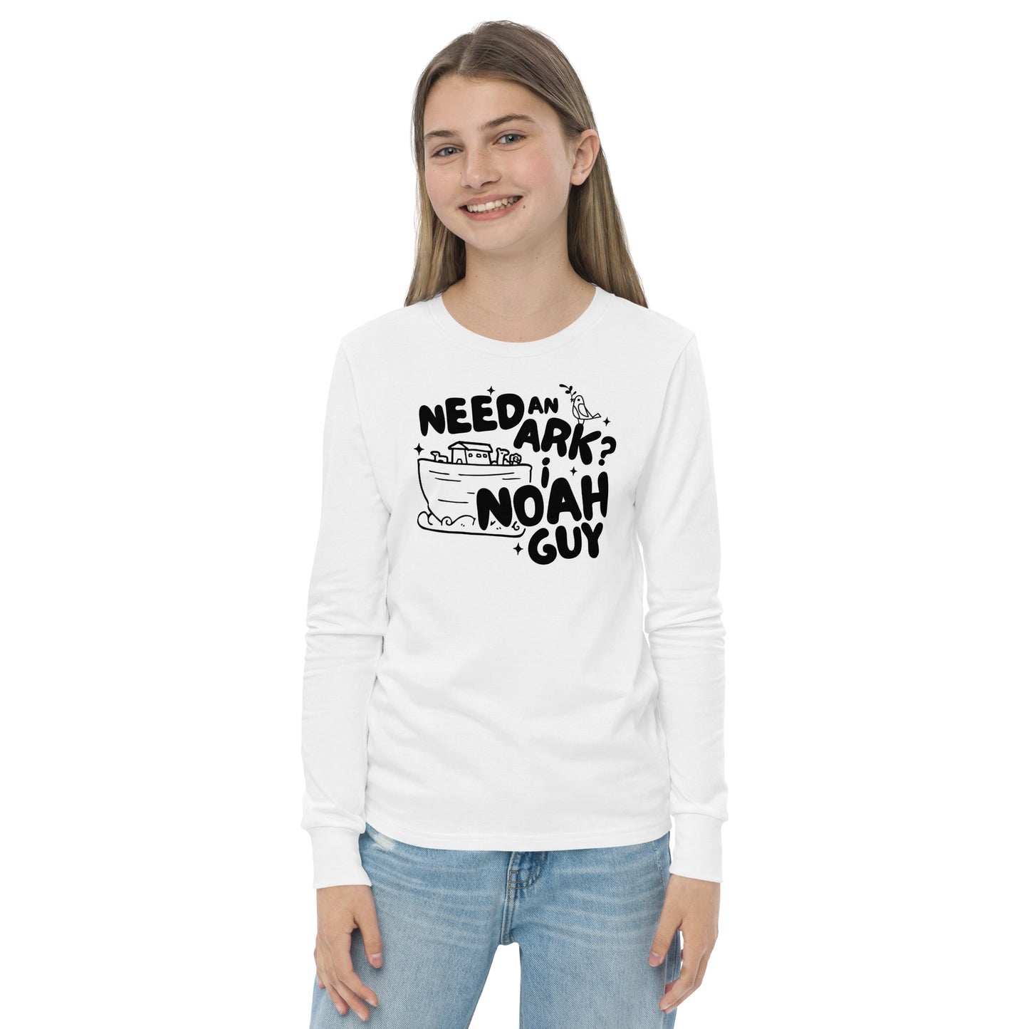 Need an Ark? I Noah Guy Youth Long Sleeve Tee