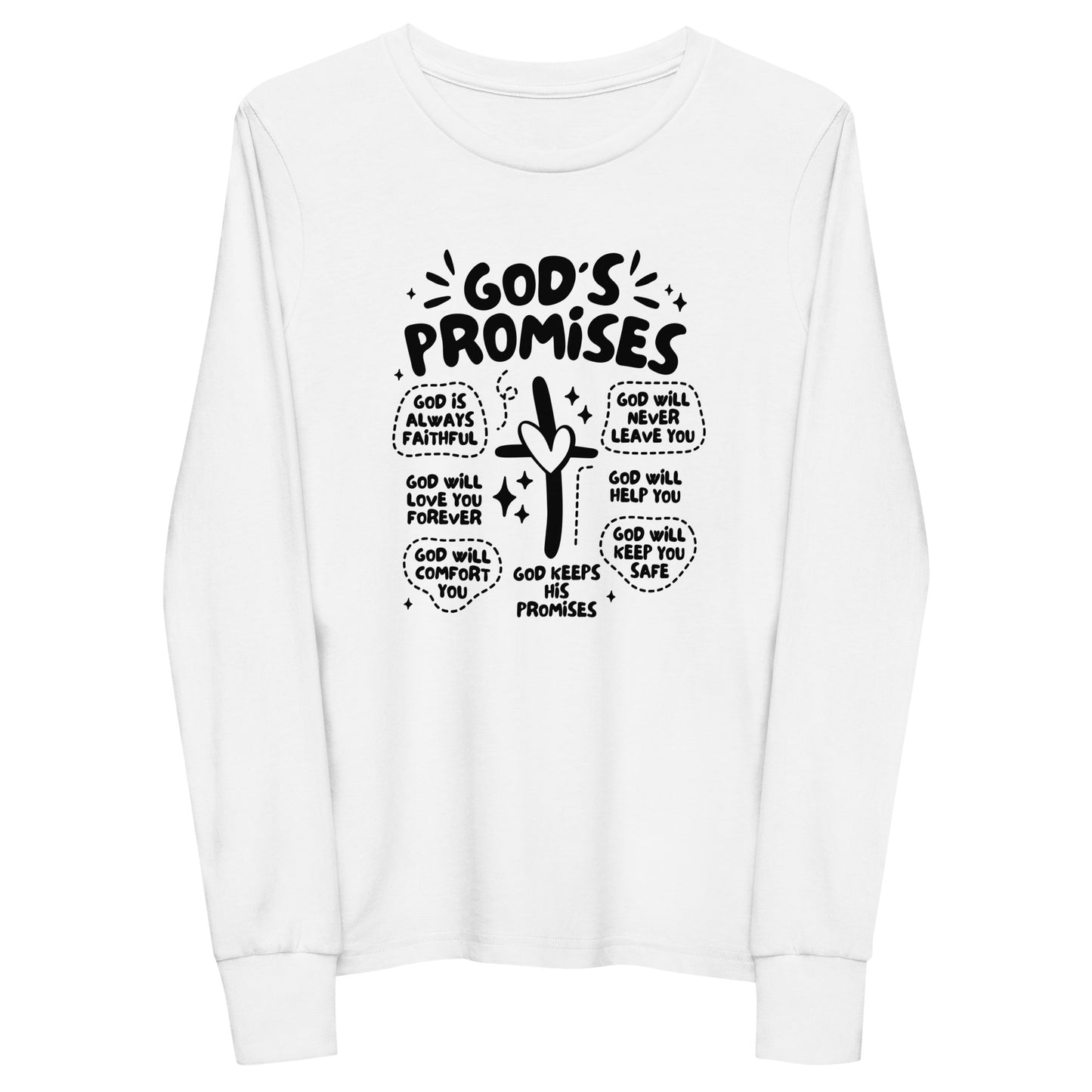 God's Promises Youth Long Sleeve Tee