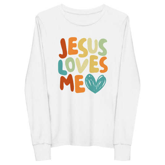 Jesus Loves Me Youth Long Sleeve Tee