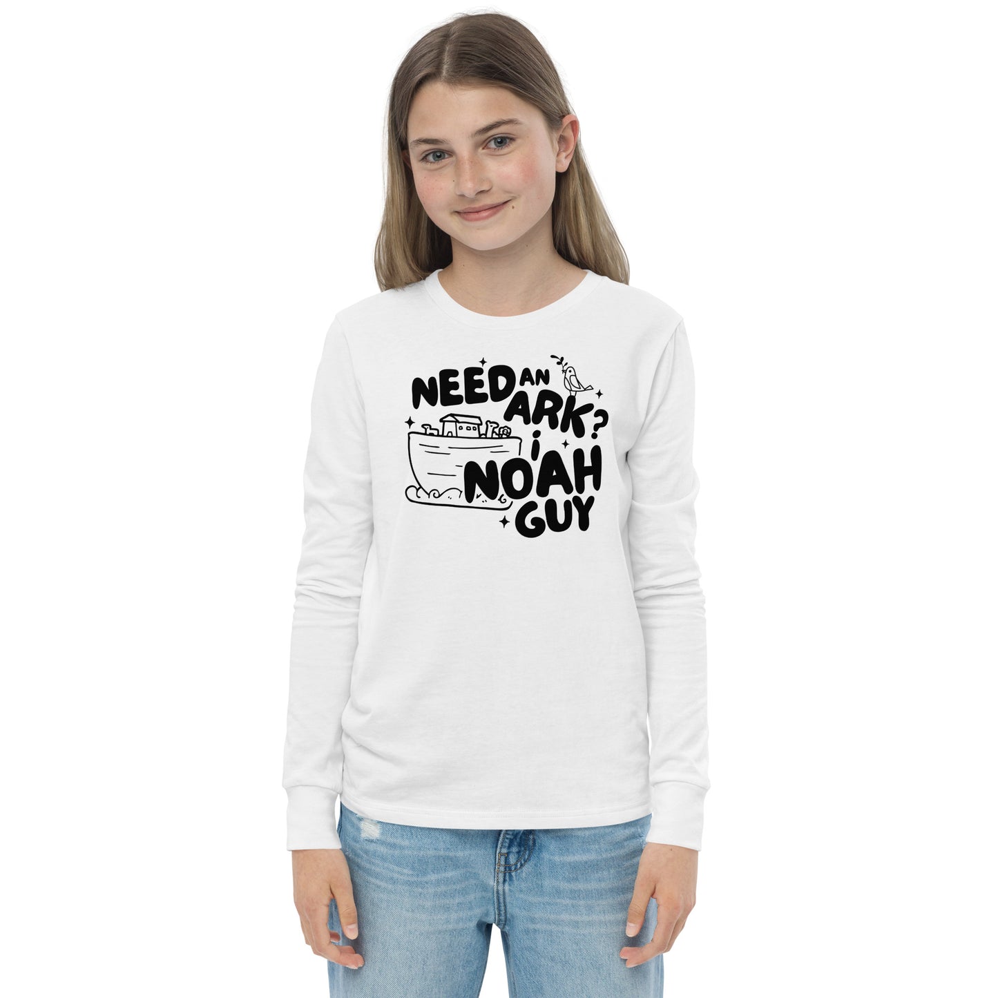 Need an Ark? I Noah Guy Youth Long Sleeve Tee