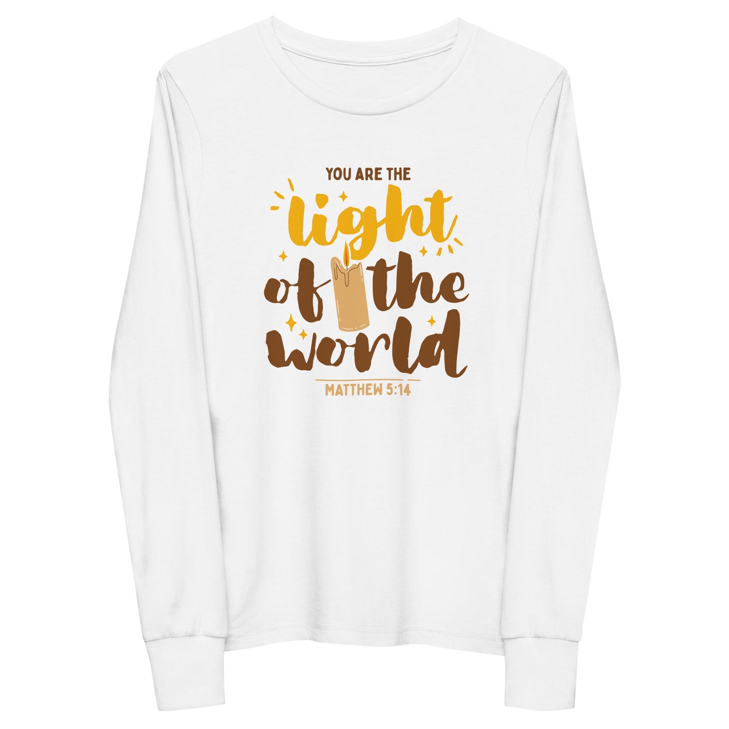 You are the Light of the World Youth Long Sleeve Tee