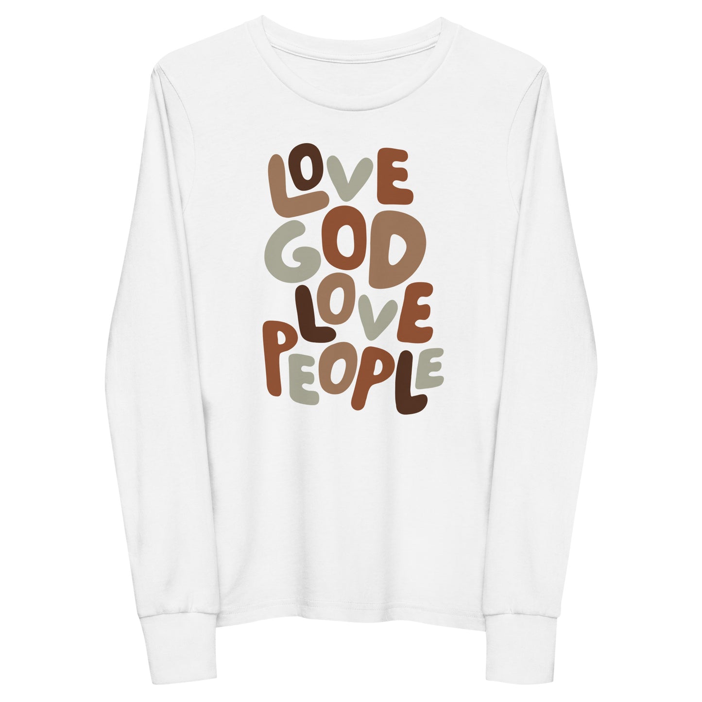 Love God Love People Youth Long Sleeve Tee