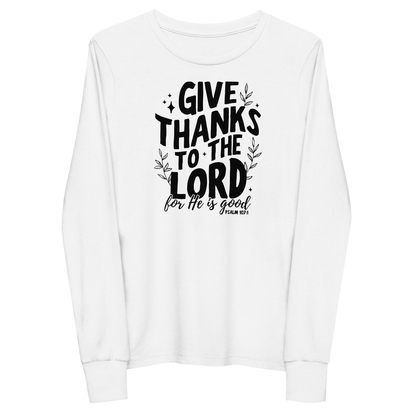 Give Thanks to the Lord Youth Long Sleeve Tee