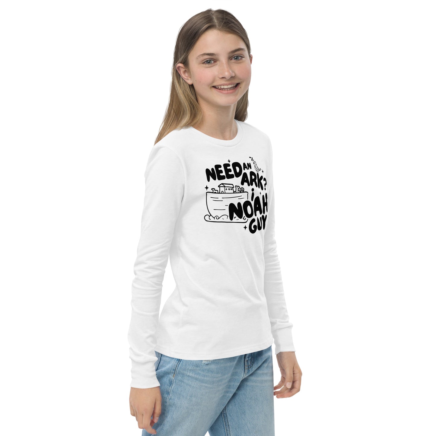 Need an Ark? I Noah Guy Youth Long Sleeve Tee