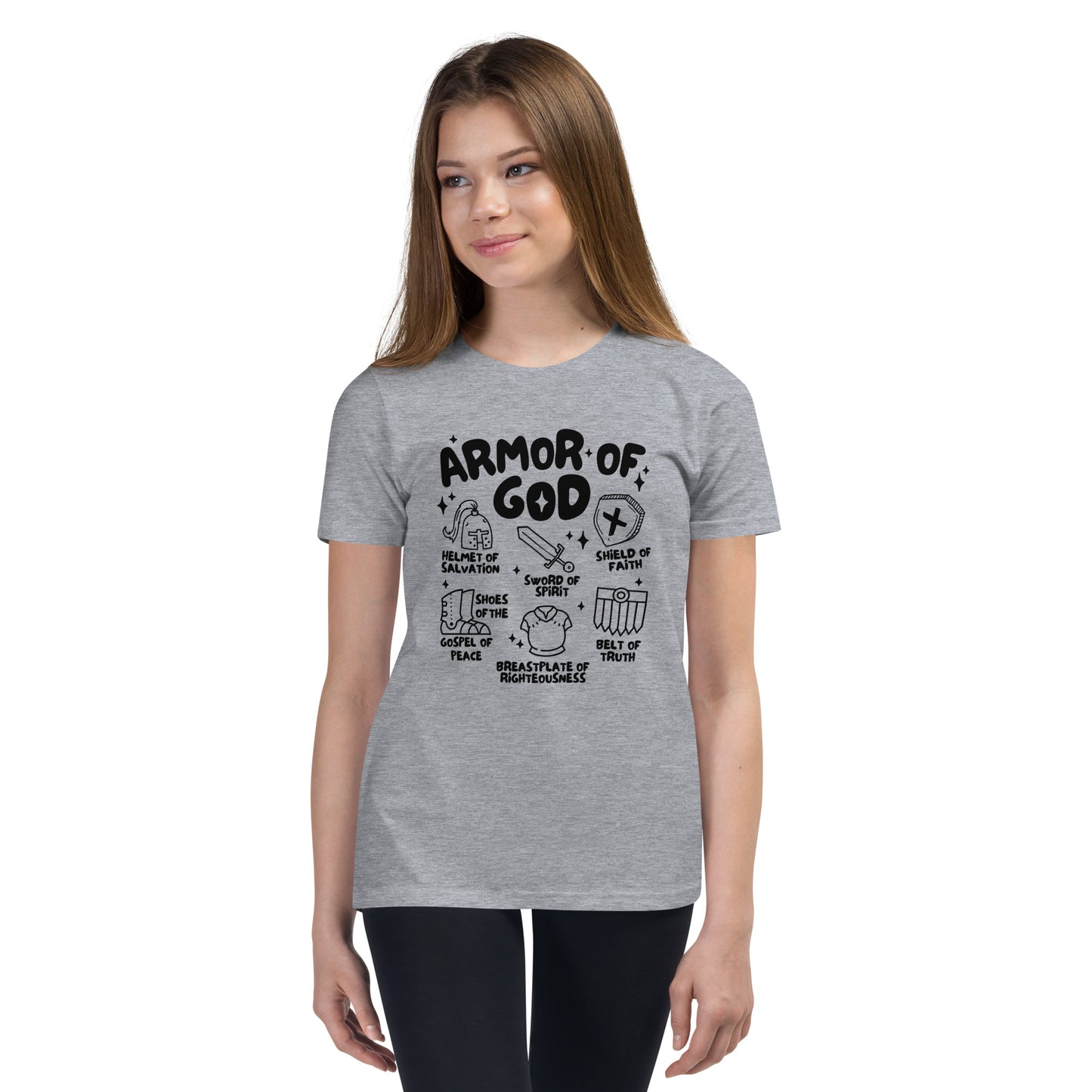 Armor of God Youth Short Sleeve T-Shirt