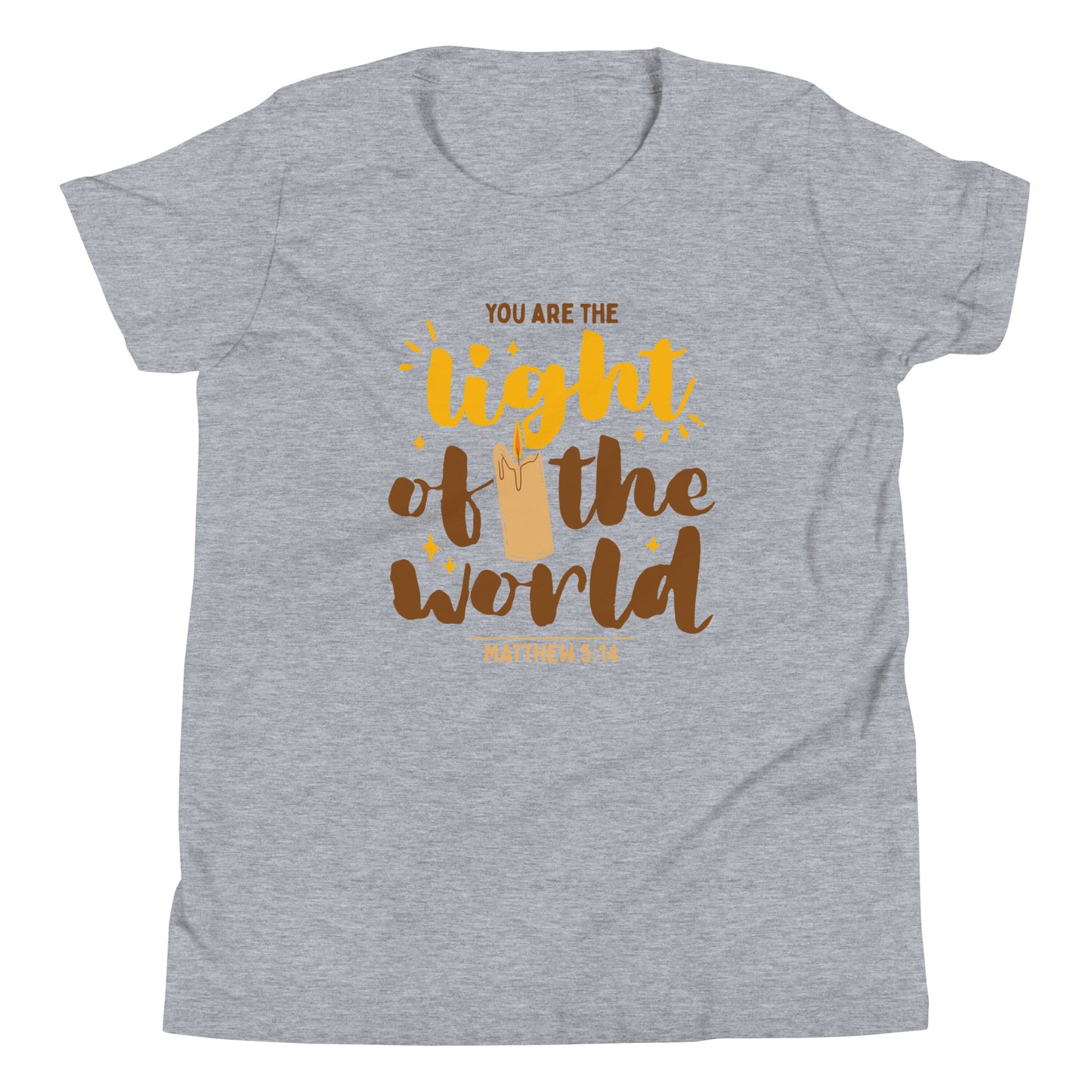 You are the Light of the World Youth Short Sleeve T-Shirt