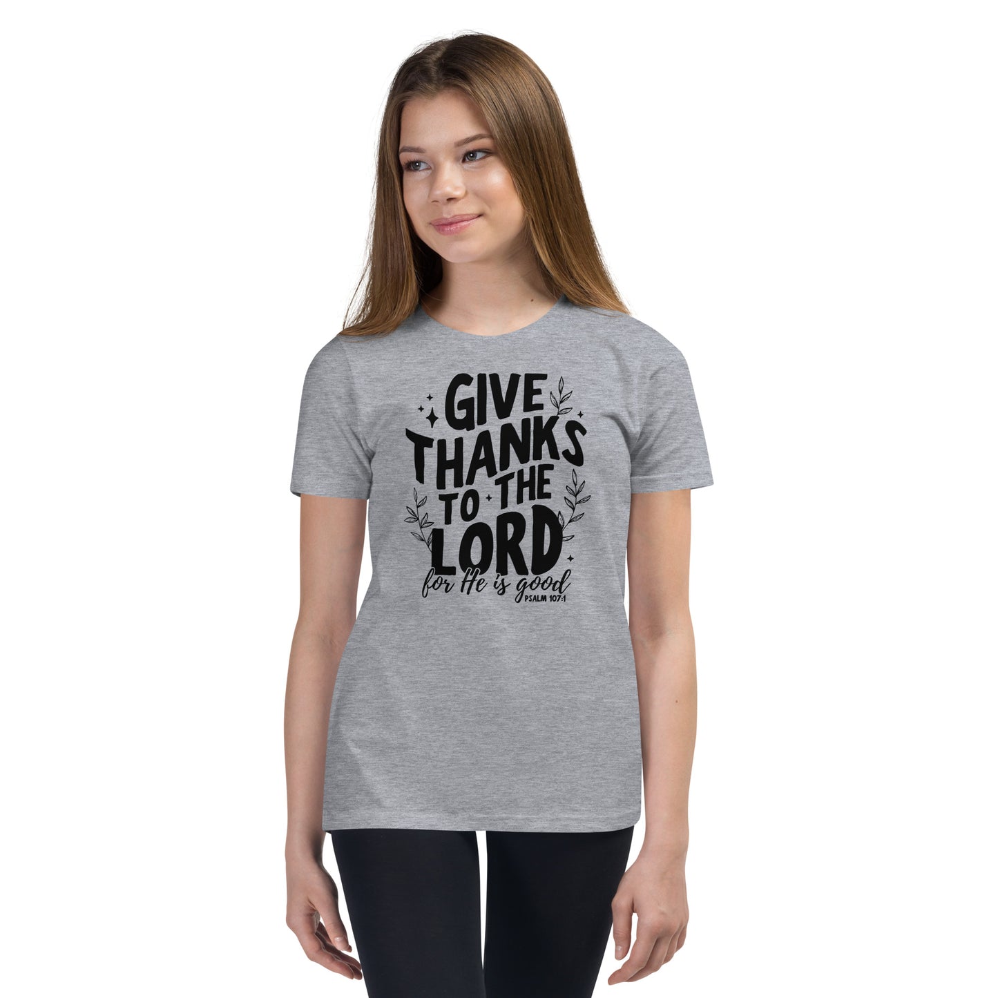 Give Thanks to the Lord Youth Short Sleeve T-Shirt