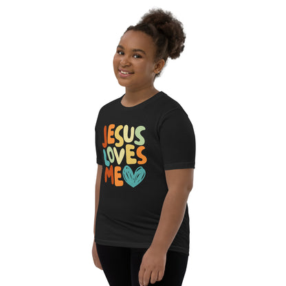 Jesus Loves Me Youth Short Sleeve T-Shirt