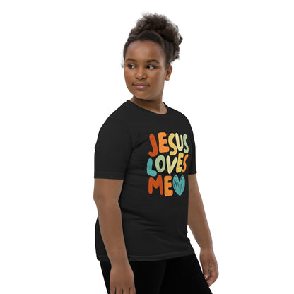 Jesus Loves Me Youth Short Sleeve T-Shirt