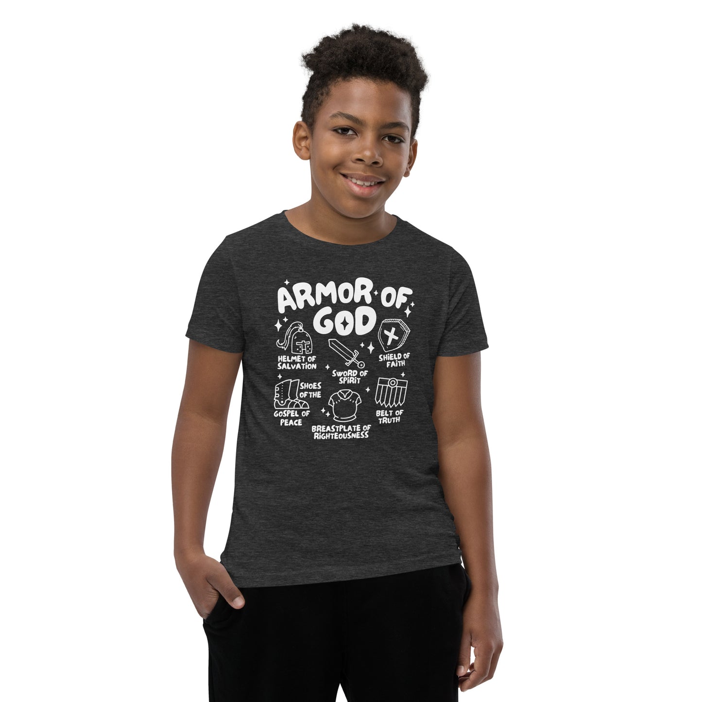 Armor of God (W) Youth Short Sleeve T-Shirt