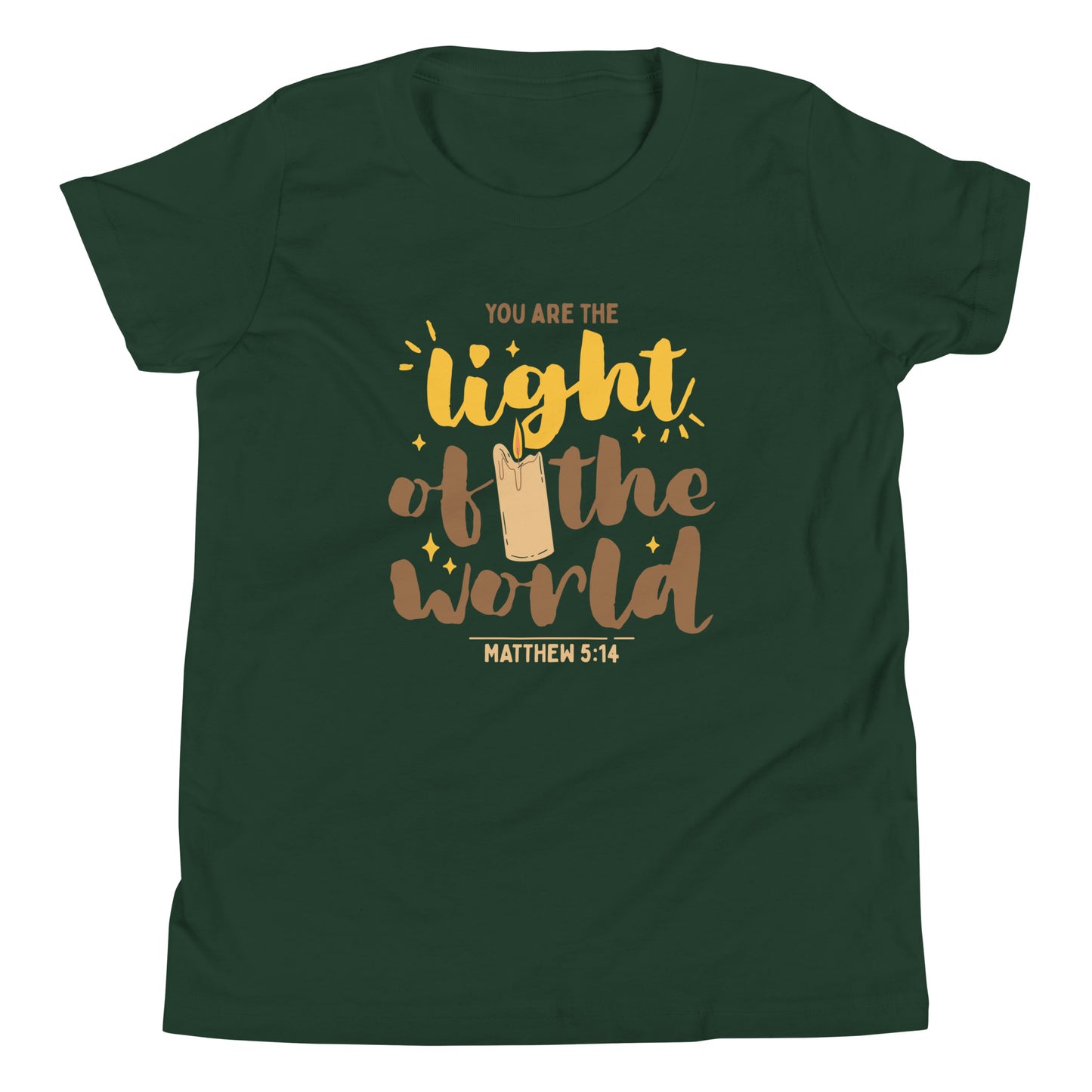 You are the Light of the World Youth Short Sleeve T-Shirt