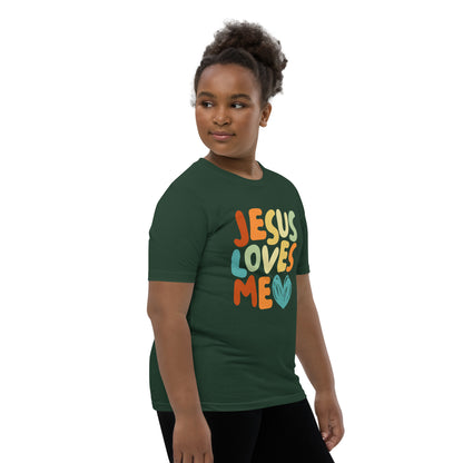 Jesus Loves Me Youth Short Sleeve T-Shirt