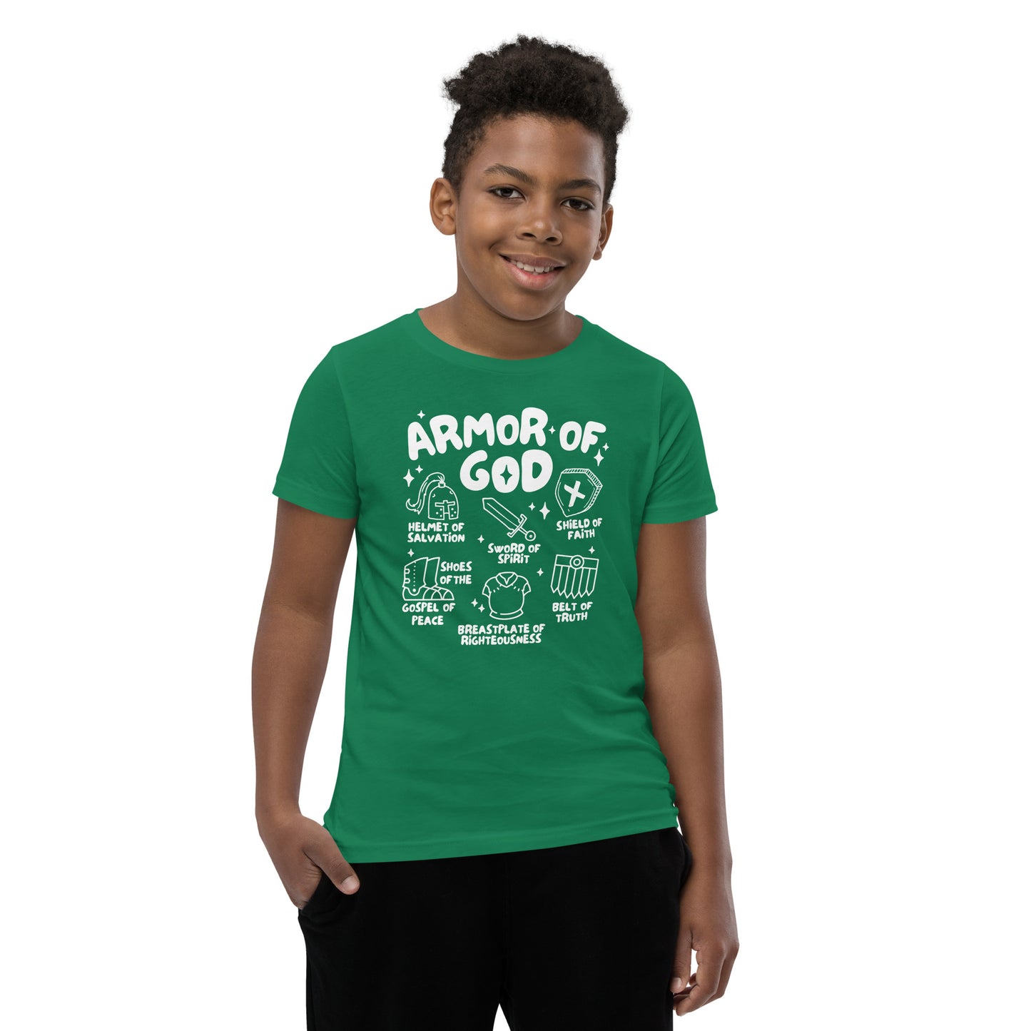 Armor of God (W) Youth Short Sleeve T-Shirt