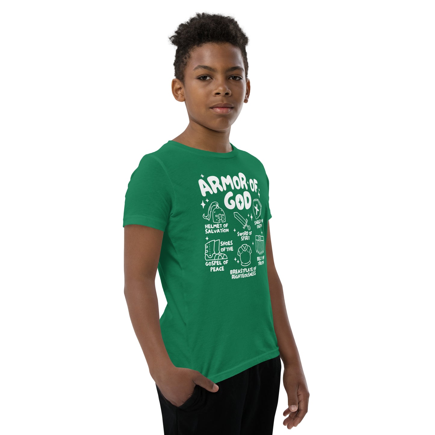 Armor of God (W) Youth Short Sleeve T-Shirt