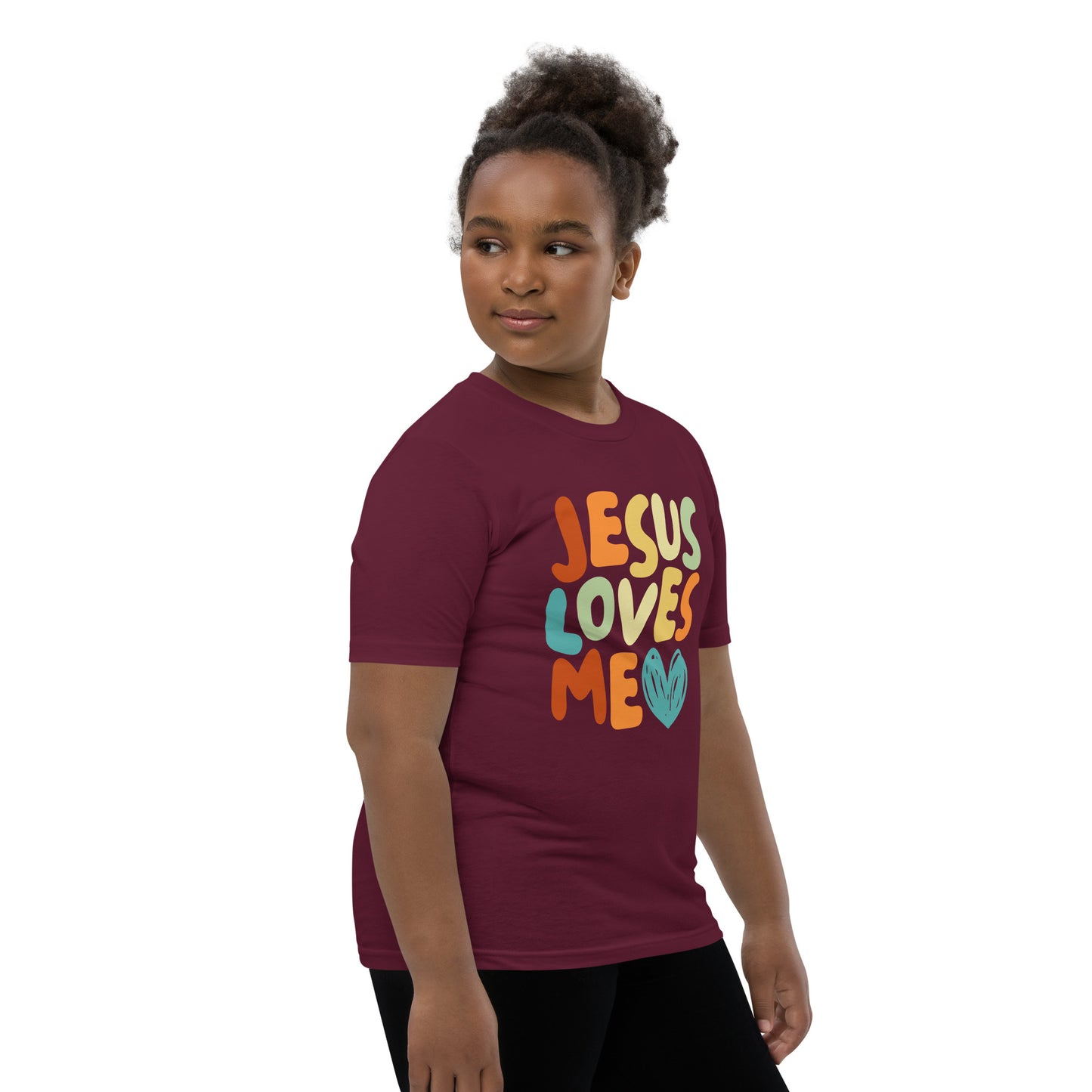 Jesus Loves Me Youth Short Sleeve T-Shirt