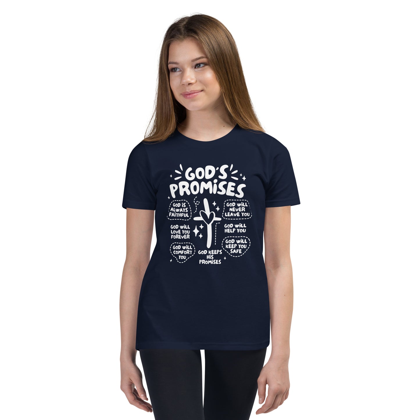 God's Promises (W) Youth Short Sleeve T-Shirt