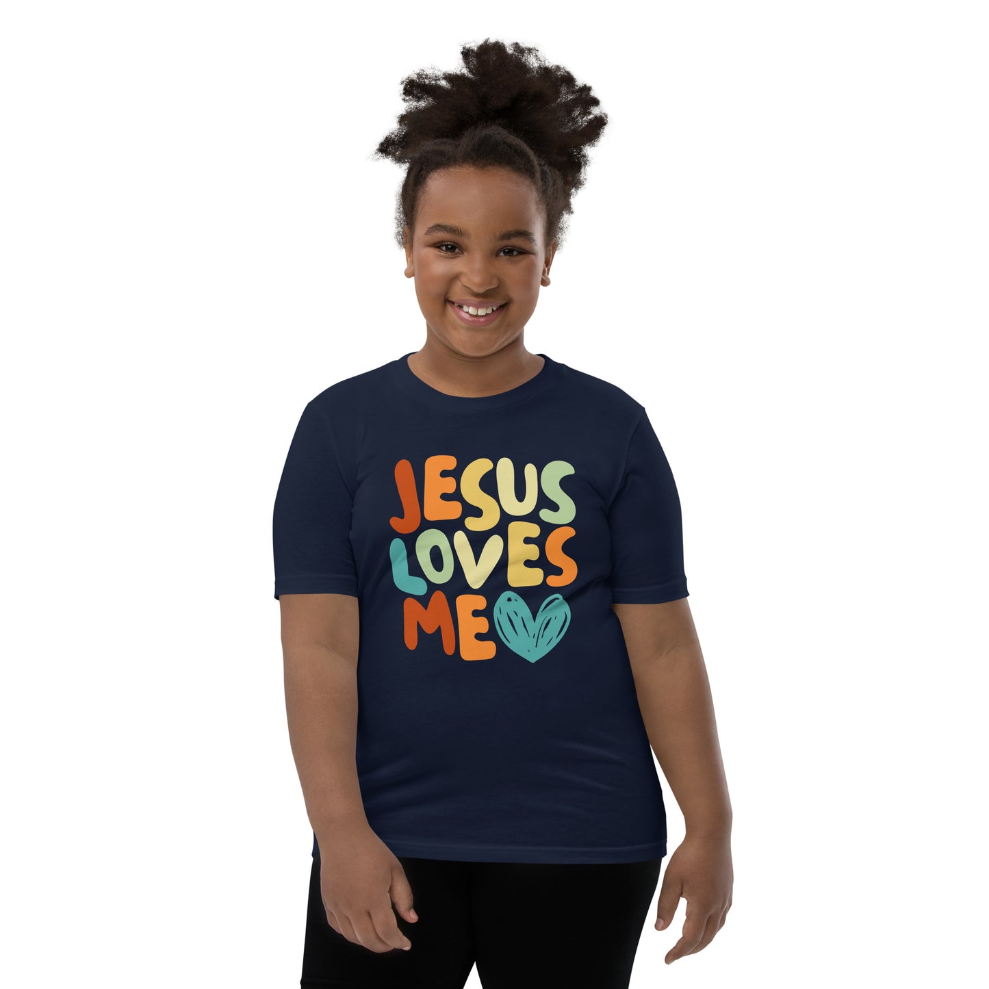 Jesus Loves Me Youth Short Sleeve T-Shirt