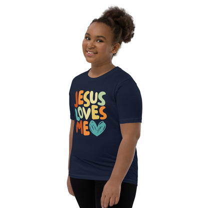 Jesus Loves Me Youth Short Sleeve T-Shirt