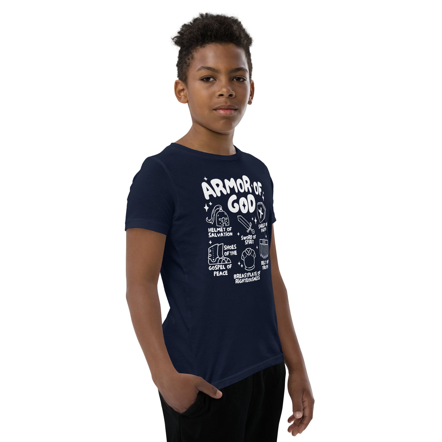 Armor of God (W) Youth Short Sleeve T-Shirt