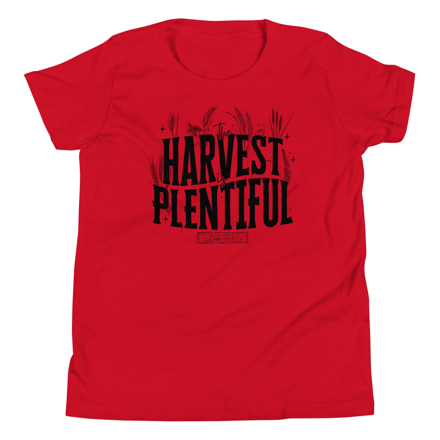 The Harvest is Plentiful Youth Short Sleeve T-Shirt